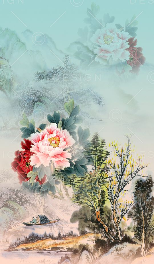 定位花印花华亿平台图片