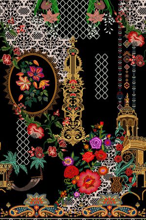 定位花印花华亿平台图片