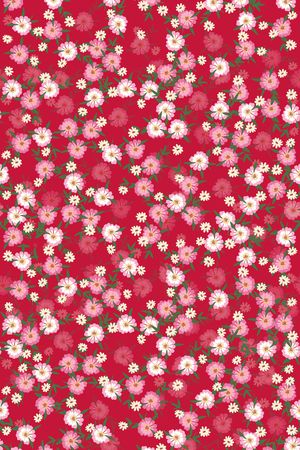 小碎花印花华亿平台图片