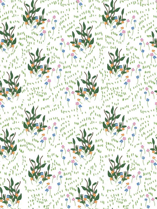 植物印花华亿平台图片