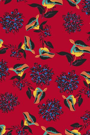 植物印花华亿平台图片