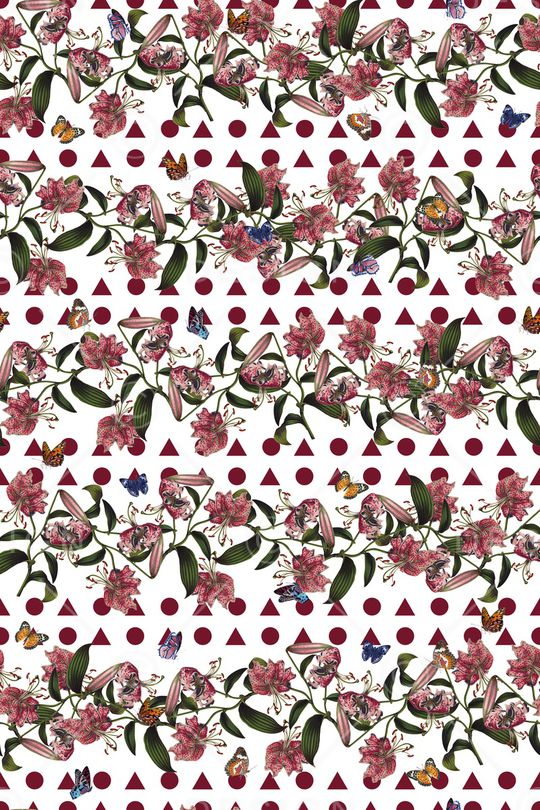 植物印花华亿平台图片