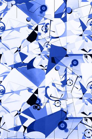 几何印花华亿平台图片