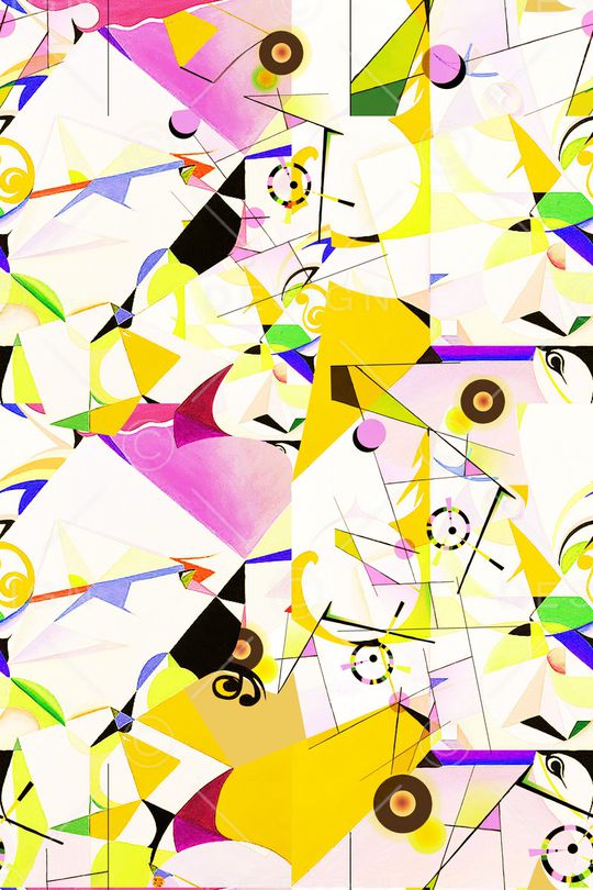 几何印花华亿平台图片