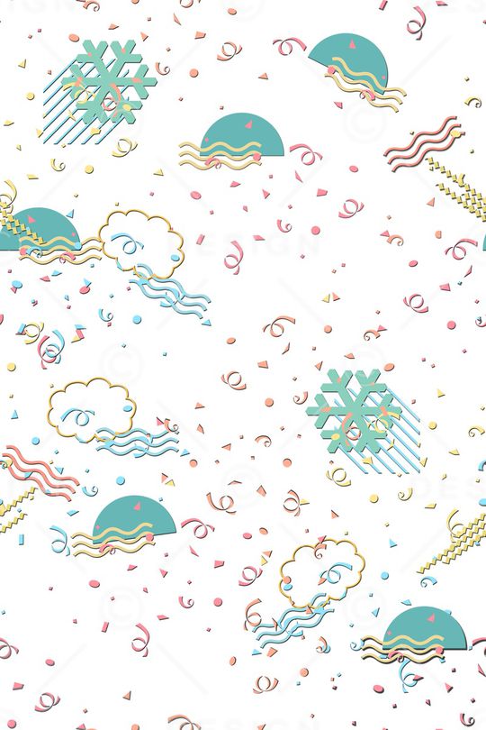 几何印花华亿平台图片