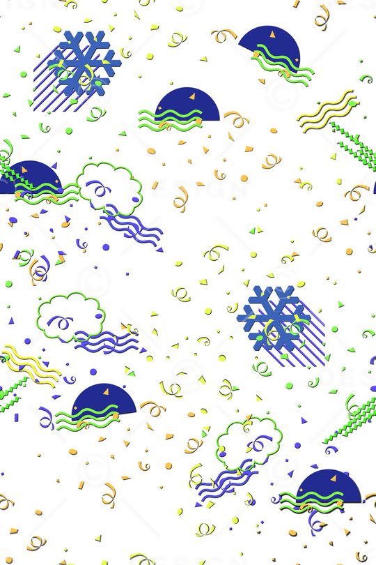 几何印花华亿平台图片