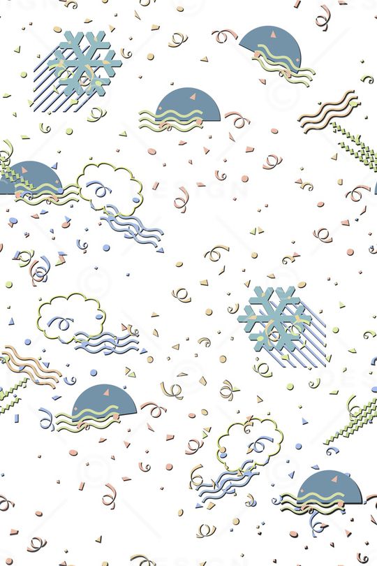 几何印花华亿平台图片