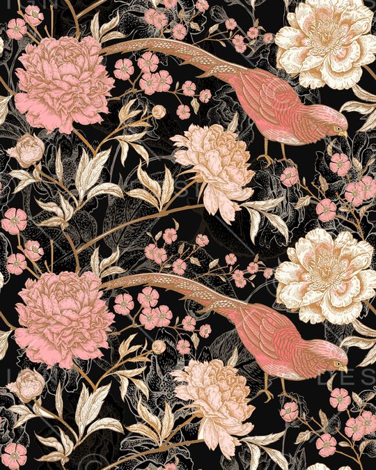 水墨风印花华亿平台图片