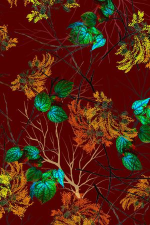 手绘印花华亿平台图片