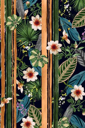 手绘印花华亿平台图片