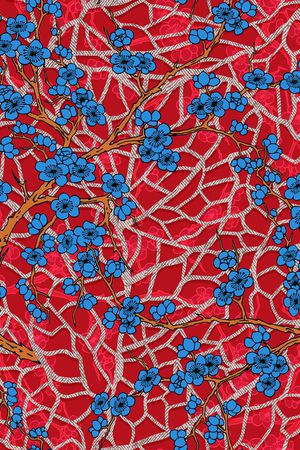 中国风印花华亿平台图片