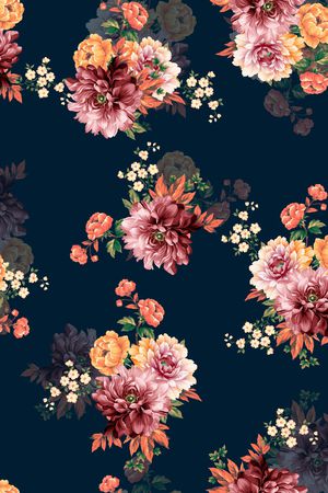 手绘印花华亿平台图片