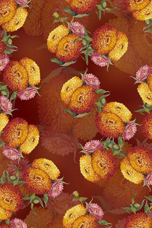 手绘印花华亿平台图片