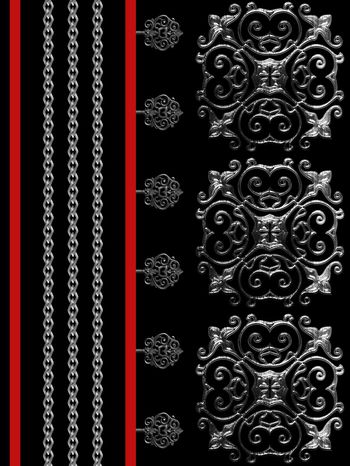 灰色花印花华亿平台图片