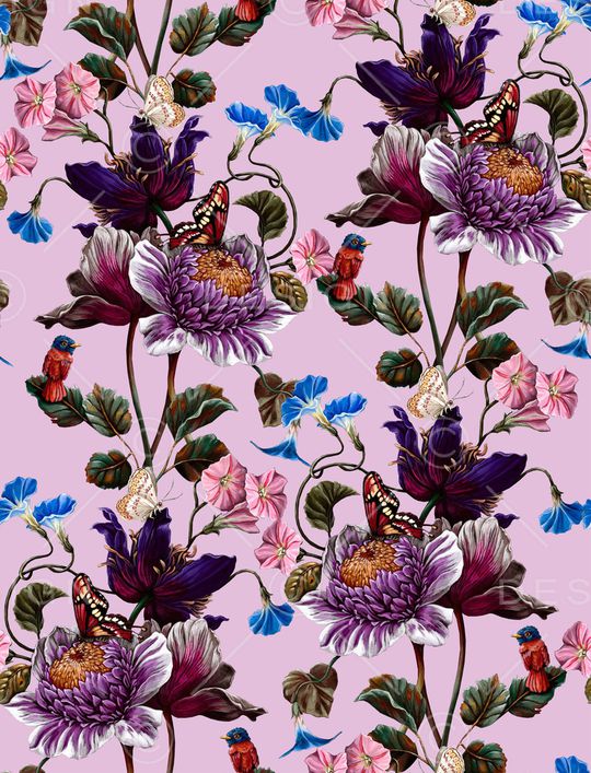 小碎花印花华亿平台图片