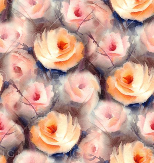 玉兰花印花华亿平台图片