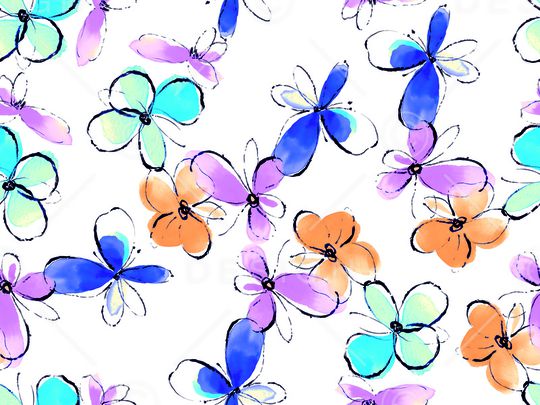 可爱印花华亿平台图片