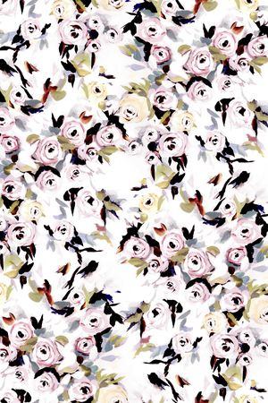 玫瑰花印花华亿平台图片