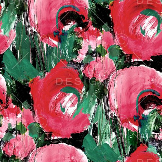 玉兰花印花华亿平台图片