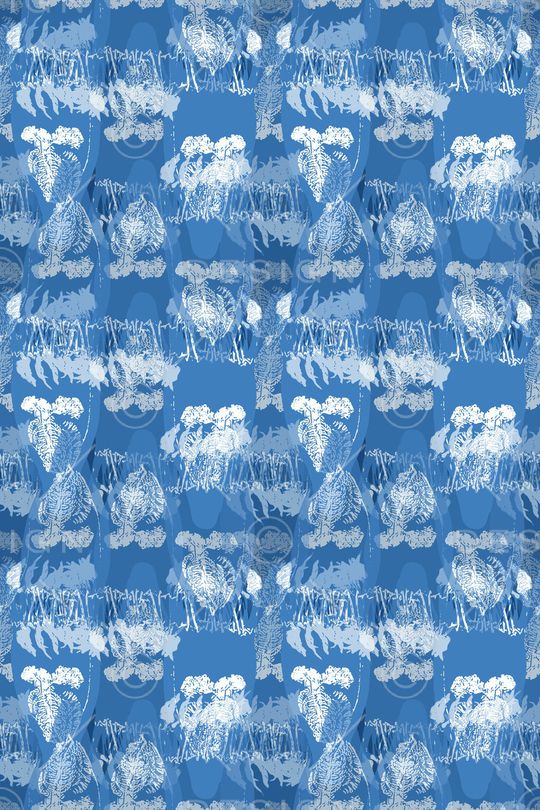 抽象花卉印花华亿平台图片