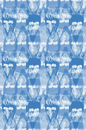 抽象花卉印花华亿平台图片