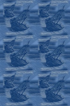 帆船印花华亿平台图片