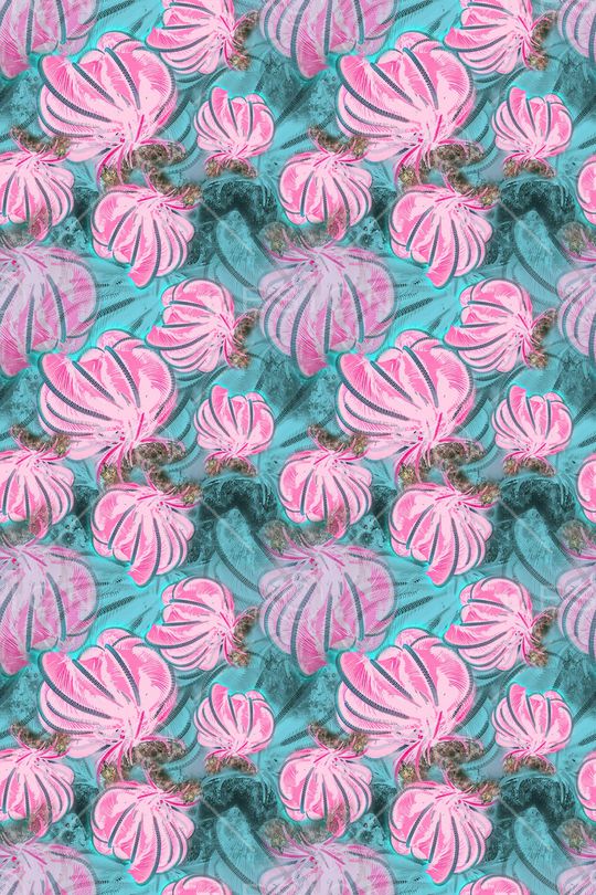 抽象印花华亿平台图片