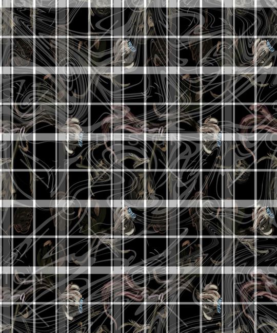 格子印花华亿平台图片