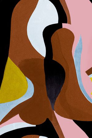 水彩花卉印花华亿平台图片