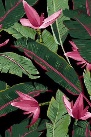 棕榈树印花华亿平台图片