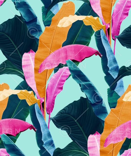 棕榈树印花华亿平台图片