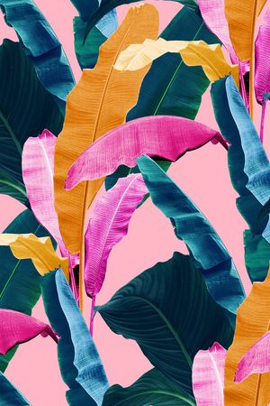 棕榈树印花华亿平台图片