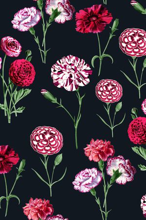 康乃馨印花华亿平台图片