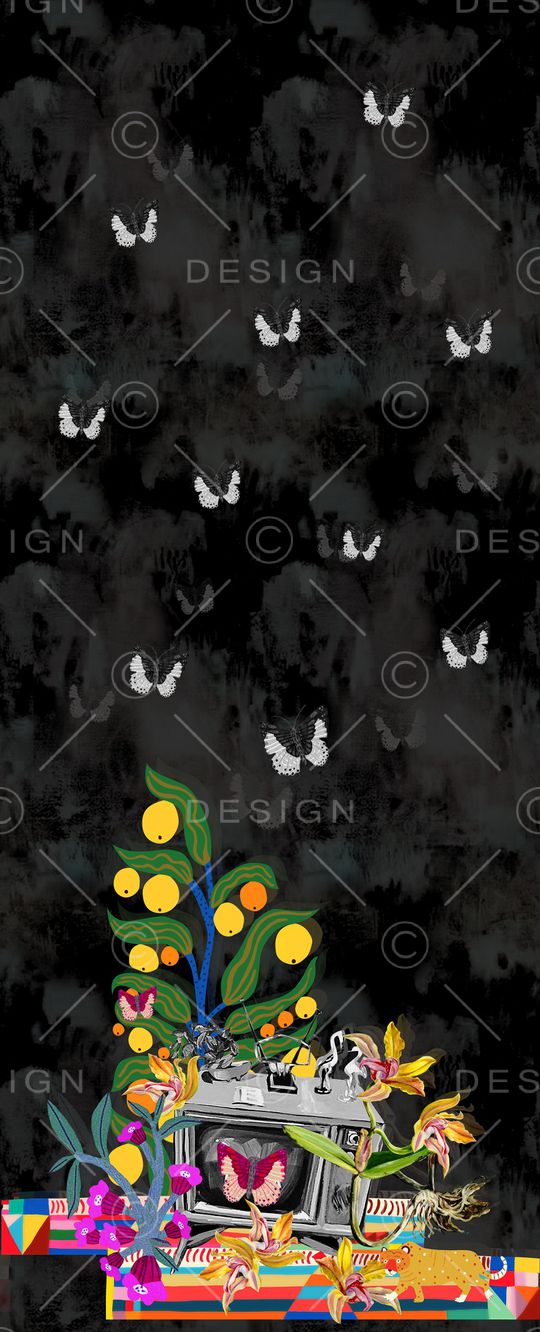 定位花印花华亿平台图片