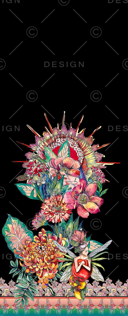 定位花印花华亿平台图片