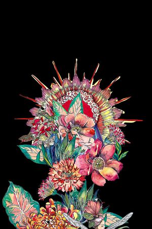 定位花印花华亿平台图片