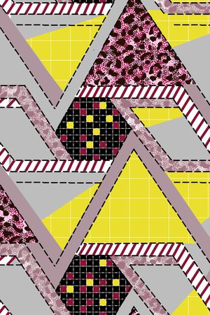 几何印花华亿平台图片