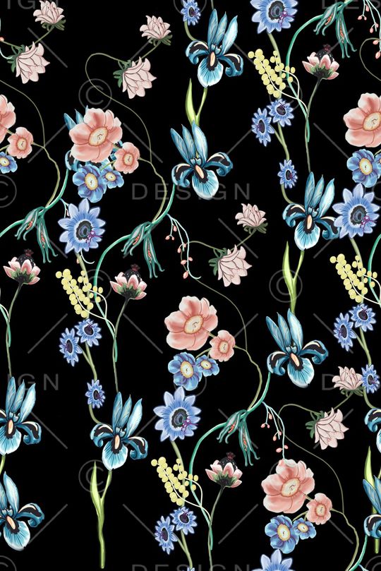 真丝印花华亿平台图片