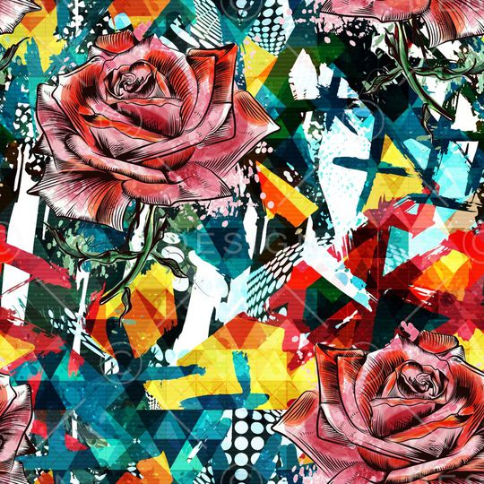 大牌风印花华亿平台图片