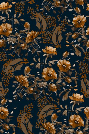 小碎花印花华亿平台图片