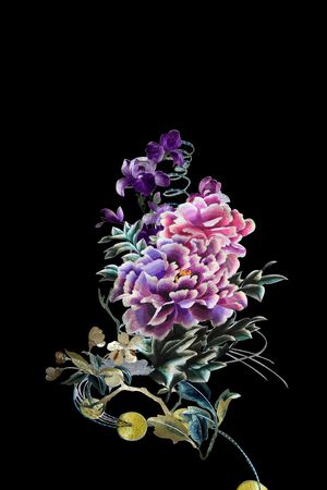 定位花印花华亿平台图片