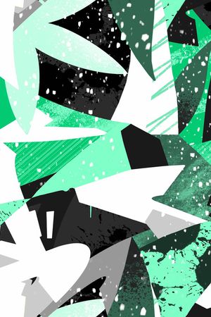 几何男装印花华亿平台图片