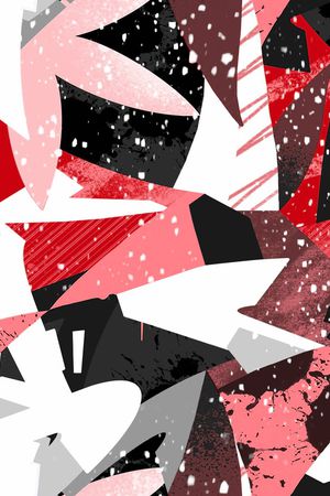 几何男装印花华亿平台图片