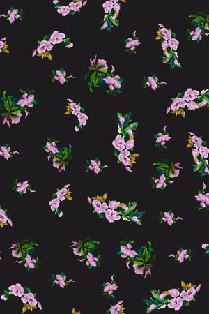 小碎花印花华亿平台图片