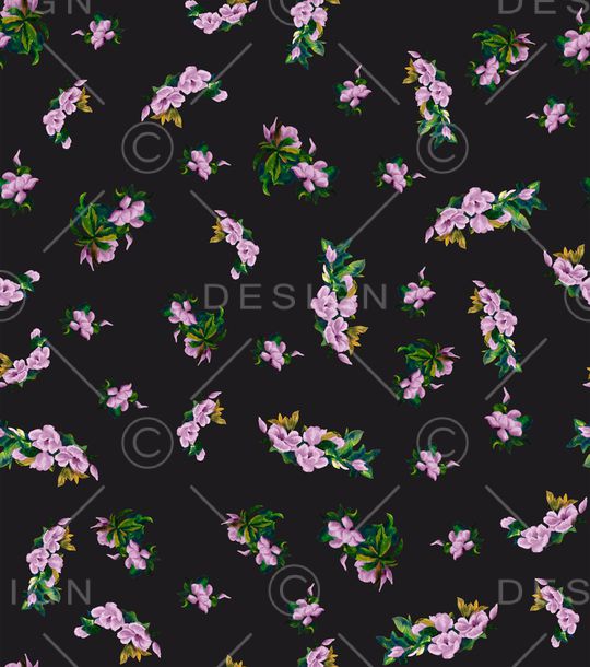 小碎花印花华亿平台图片