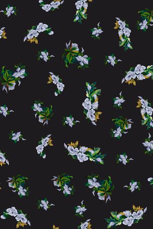 小碎花印花华亿平台图片