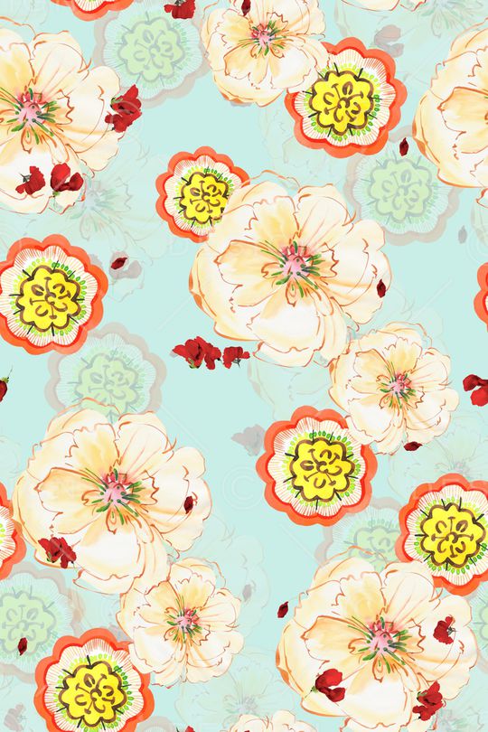 清爽印花华亿平台图片