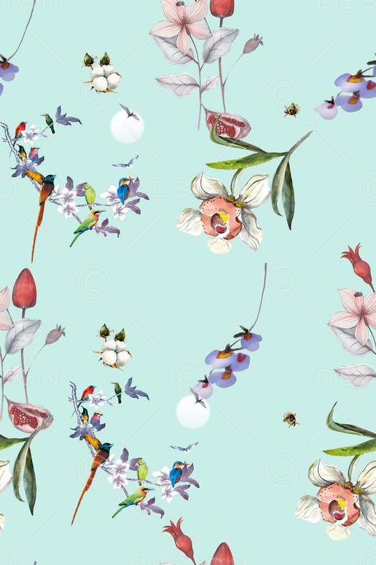 清爽印花华亿平台图片