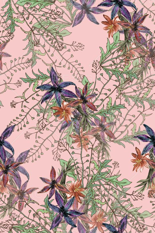 清爽印花华亿平台图片