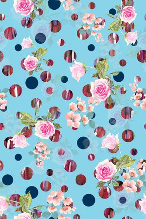 清爽印花华亿平台图片